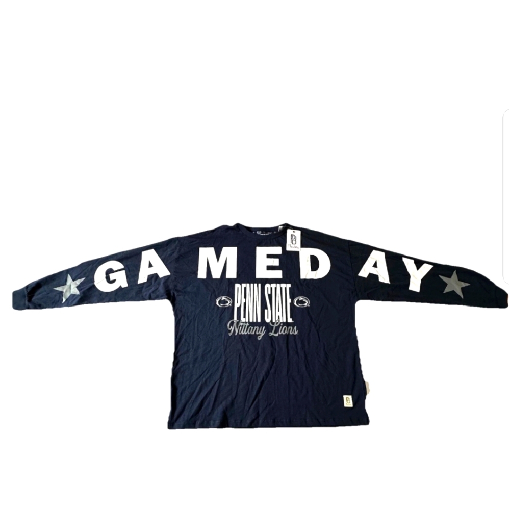 Penn State Nittany Lions Navy Long Sleeve Shirt OS / Adult sizes Nwt